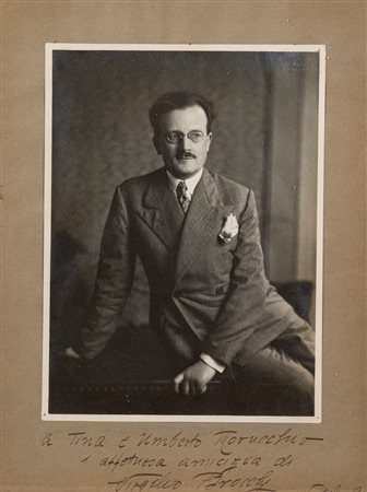 Virgilio Brocchi - Foto con dedica, 1930s
