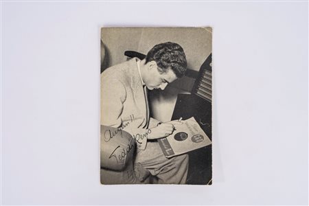 Teddy Reno - Fotografia con dedica e firma, 1950s