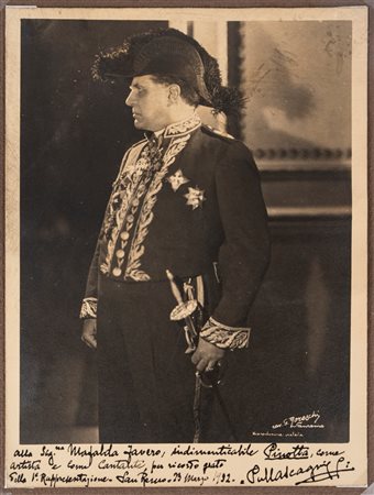 Pietro Mascagni - Foto con dedica, 1932