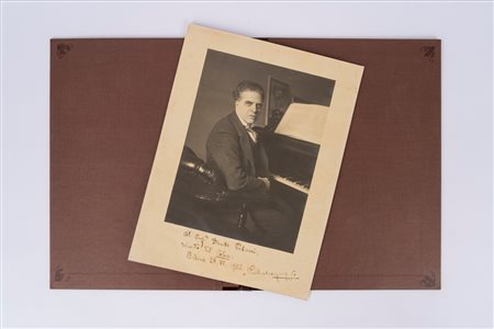 Pietro Mascagni - Foto con dedica, 1922