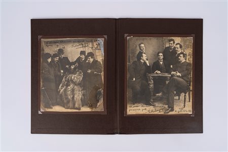 Pietro Mascagni - Due foto con dediche, 1934