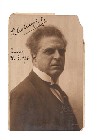 Pietro Mascagni - Fotografia firmata, 1928