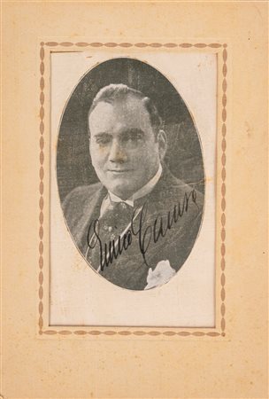 Caruso, Enrico - Foto con firma autografa del grande tenore, 1900s