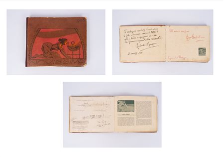 Rodolfo Morandi - Raccolta di autografi , disegni completata dal violinista Rodolfo Morandi, 1908-1913