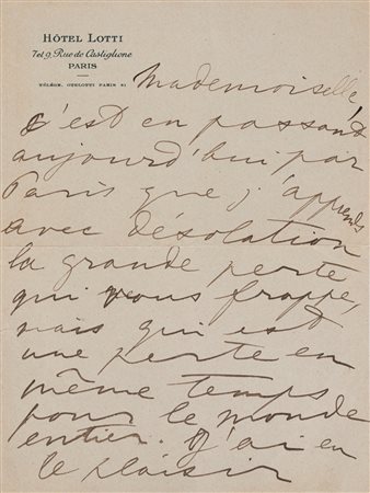 Margherita Sarfatti - Lettera autografa firmata, 1925