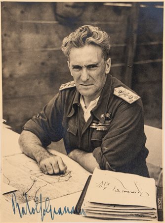 Graziani, Rodolfo - Fotografia con firma autografa, 1936