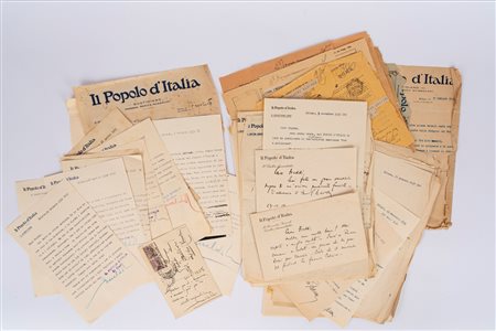 Arnaldo Mussolini - Luigi Freddi - Carteggio, 1921-1931