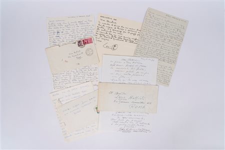 Lucio Battisti (Poggio Bustone 1943 - Milano 1998)  - Lotto di 5 lettere, da e per Lucio Battisti, 1960s