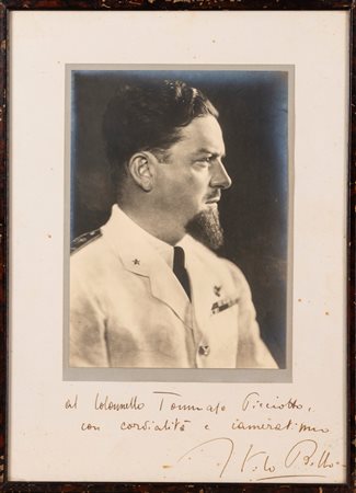 Balbo, Italo - Fotografia con dedica e firma autografe del Maresciallo dell'Aria, 1930s