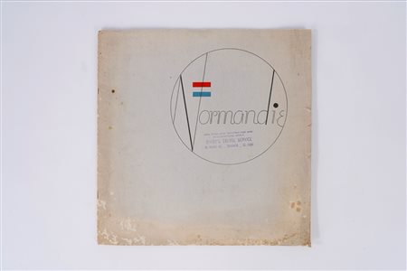 Opuscolo illustrativo del transatlantico SS NORMANDIE della FRENCH LINE, 1930s