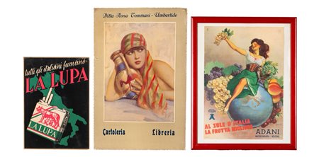 Pubblicitaria - Sigarette, Boccasile ed altro, 1930s