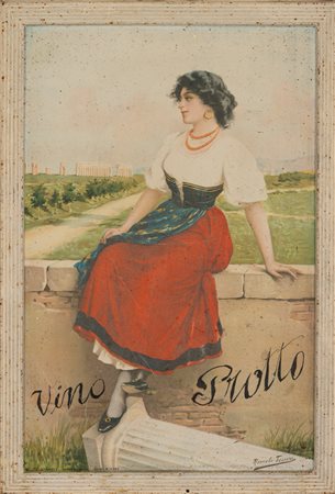 Romolo Tessari (Castelfranco Veneto 1868 - ?)  - Pubblicitaria - Tessari, Romolo - Vino Protto, 1920s