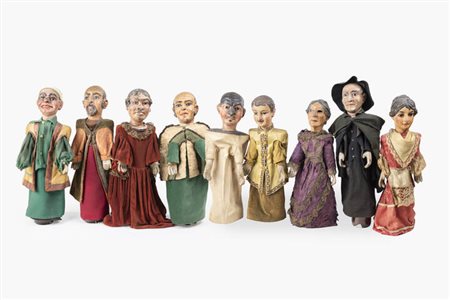LOTTO DI NOVE MARIONETTE