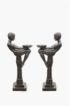 COPPIA DI SCULTURE