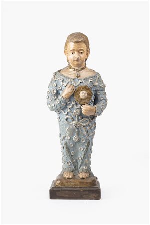 SCULTORE ANONIMO<BR>"Gesù Bambino" Sudamerica, XVII secolo