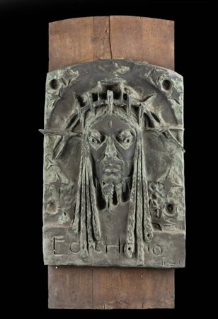 CARLO PIZZI<BR>Milano 1842 - 1908<BR>"Relief with Ecce Homo"