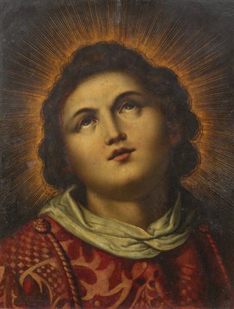 PITTORE ANONIMO<BR>"Santo" XVII secolo
