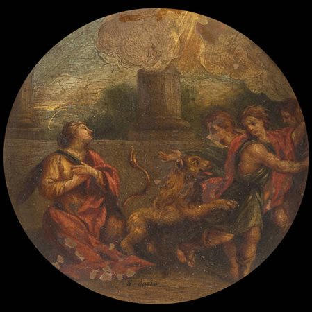 PITTORE ANONIMO<BR>Fine XVIII secolo<BR>"Santa Daria" XVII secolo