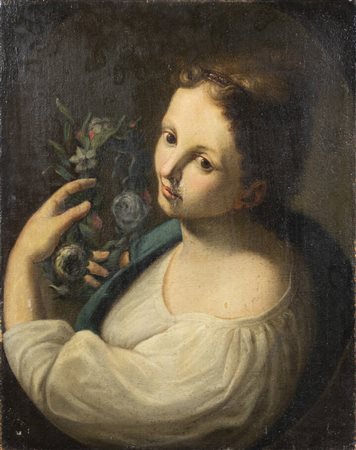 PITTORE ANONIMO<BR>"Flora" XVII secolo