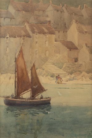 HENRY SCOTT TUKE<BR>York (Regno Unito) 1858-1929 Falmouth (Regno Unito)<BR>"Marina"