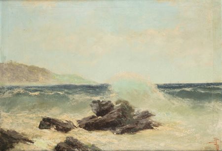 GIACINTO BO<BR>Montanaro Canavese (TO) 1832 - 1912 Torino<BR>"Marina"