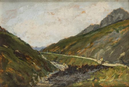 GIOVANNI COLMO<BR>Torino 1867 - 1947<BR>"Paesaggio"