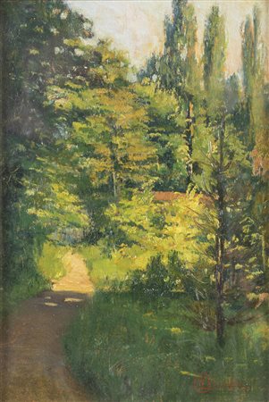 ERCOLE OLIVETTI<BR>Torino 1874 - 1941<BR>"Paesaggio"