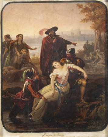 PITTORE DELL'OTTOCENTO<BR>"Lucrezia di Firenze"