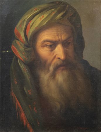 PITTORE DELL'OTTOCENTO<BR>"Ritratto di uomo orientale"
