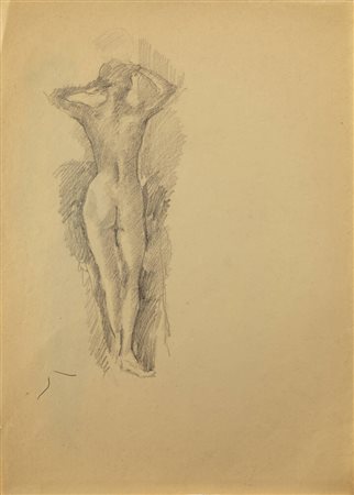 ITALO CREMONA<BR>Cozzo Lomellina (PV) 1905 - 1979 Torino<BR>"Figura femminile"