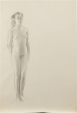 ITALO CREMONA<BR>Cozzo Lomellina (PV) 1905 - 1979 Torino<BR>"Nudo femminile"
