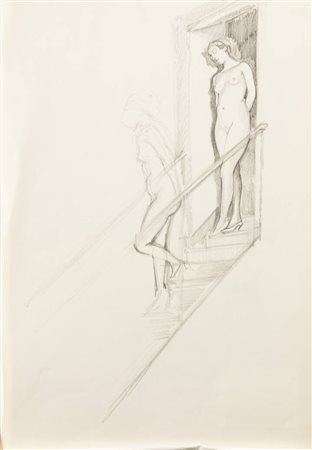 ITALO CREMONA<BR>Cozzo Lomellina (PV) 1905 - 1979 Torino<BR>"Senza titolo"