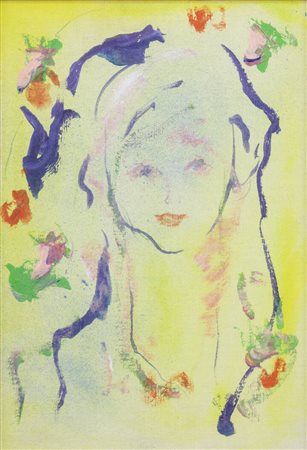 ERNESTO TRECCANI<BR>Milano 1920 - 2009<BR>"Volto"