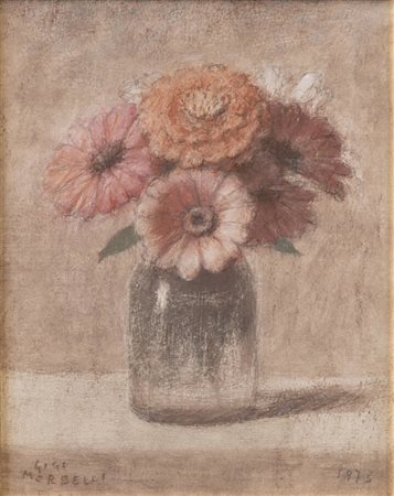 GIGI MORBELLI<BR>Orsara Bormida (AL) 1900 - 1980 Torino<BR>"Dalie" 1973