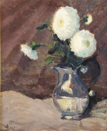 ALFREDO SUPPO<BR>Biella 1886 - 1973 Torino<BR>"Vaso di fiori"