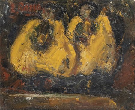 EDOARDO ROSSO<BR>Pezzana (VC) 1895 - 1979 Vercelli<BR>"Natura morta"