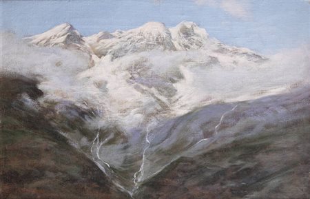 GINO MOSCARDINI<BR>Italia 1903-1989<BR>"Paesaggio montano"