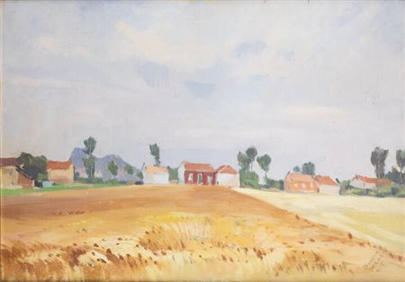 TEONESTO DEABATE<BR>Torino 1898 - 1981<BR>"Paesaggio"