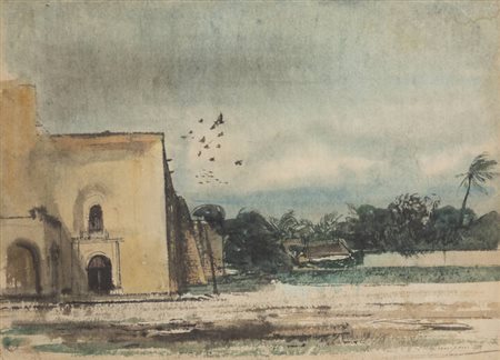 PIETRO ANNIGONI<BR>Milano 1910 - 1988 Firenze<BR>"In viaggio" (1940 circa)