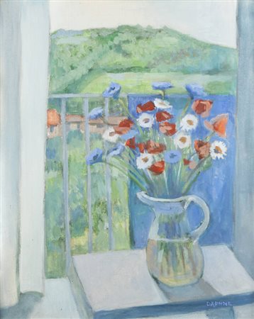 DAPHNE MAUGHAM CASORATI<BR>Londra (Regno Unito) 1897 - 1982 Torino<BR>"Vaso di fiori"
