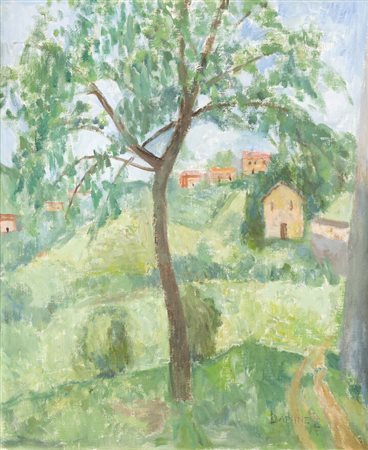 DAPHNE MAUGHAM CASORATI<BR>Londra (Regno Unito) 1897 - 1982 Torino<BR>"Paesaggio"