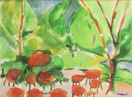 ENRICO PAULUCCI<BR>Genova 1901 - 1999 Torino<BR>"Paesaggio"