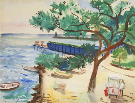 ENRICO PAULUCCI<BR>Genova 1901 - 1999 Torino<BR>"Paesaggio"