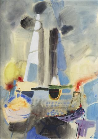 ENRICO PAULUCCI<BR>Genova 1901 - 1999 Torino<BR>"Vela", 1960