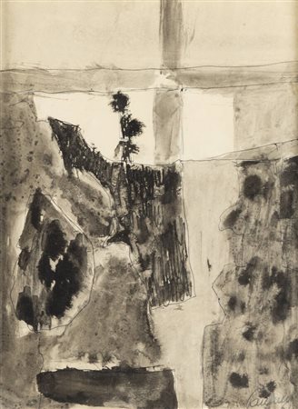ENRICO PAULUCCI<BR>Genova 1901 - 1999 Torino<BR>"Senza titolo" 1961