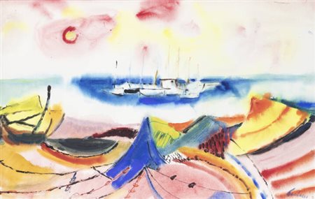 ENRICO PAULUCCI<BR>Genova 1901 - 1999 Torino<BR>"Senza titolo"