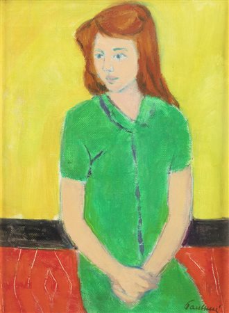 ENRICO PAULUCCI<BR>Genova 1901 - 1999 Torino<BR>"Anna"
