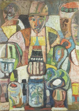 CARLO LORO<BR>Lonigo (VI) 1915 - 2002 Torino<BR>"L'alchimista" 1967