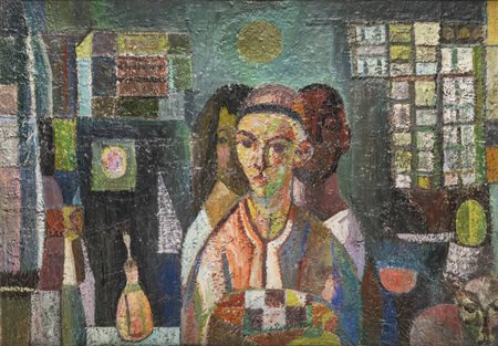 CARLO LORO<BR>Lonigo (VI) 1915 - 2002 Torino<BR>"Senza titolo" 1967