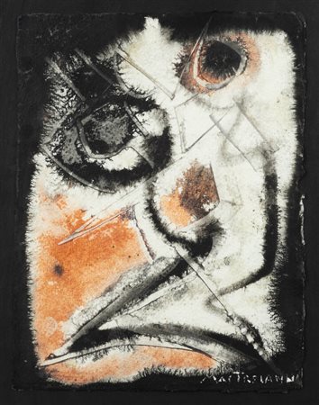 UMBERTO MASTROIANNI<BR>Fontana Liri (FR) 1910 - 1998 Marino (Roma)<BR>"Composizione"